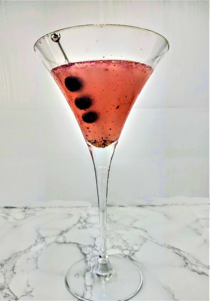 blueberry lemon drop martini