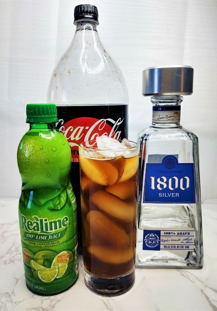 batanga tequila and coke cocktail