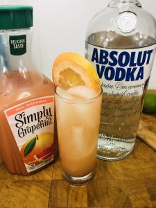 vodka and grapefruit
