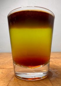 Sexy Alligator Shot - Layered Shot Recipe | Occasional Cocktails