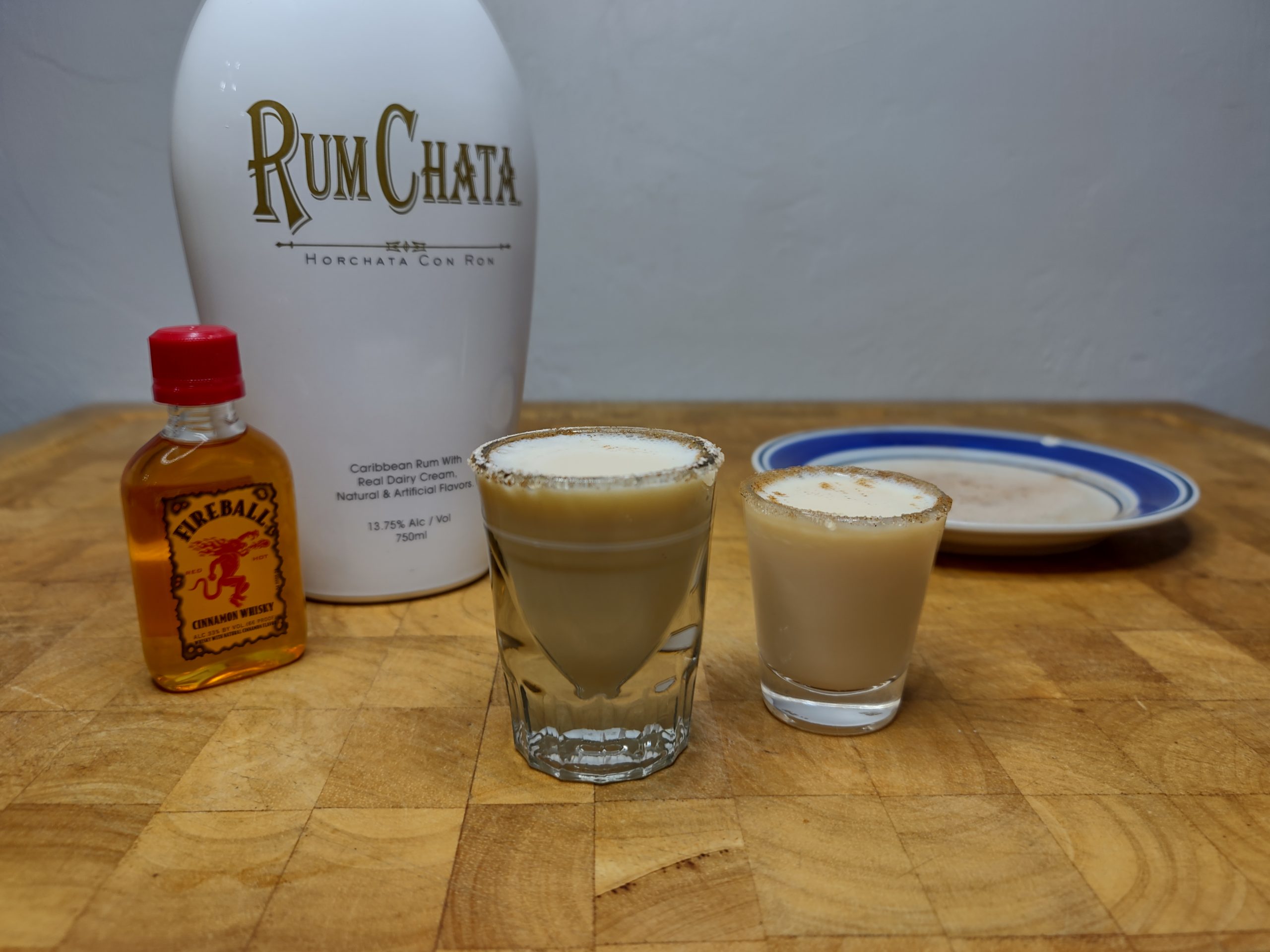 all the ingredients for the cinnamon toast crunch shot