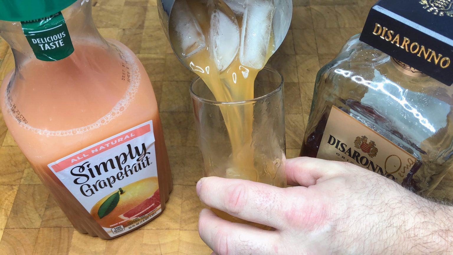 Amaretto and Grapefruit Juice Occasional Cocktails