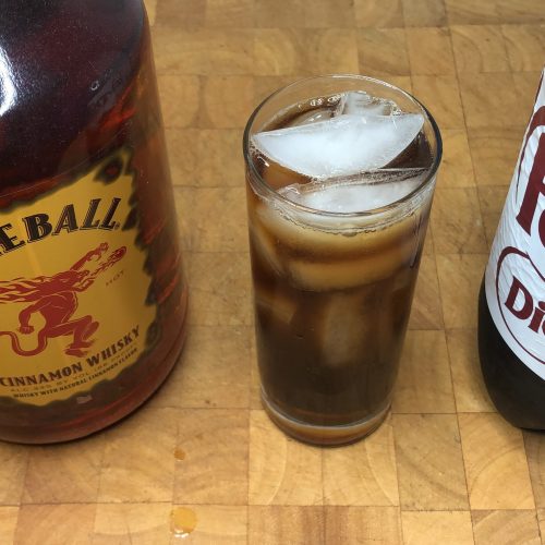 Super Easy Fireball and Dr. Pepper Occasional Cocktails