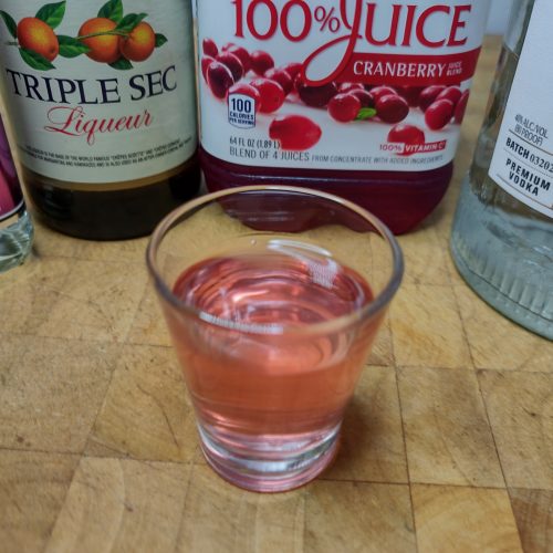 Swedish fish shot occasional cocktails